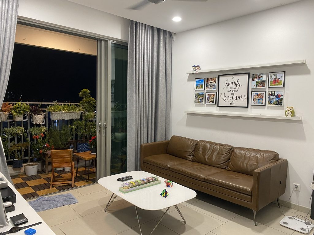 Căn hộ Riviera Point: 92m², 2 phòng ngủ, 2 toilet - Phòng khách