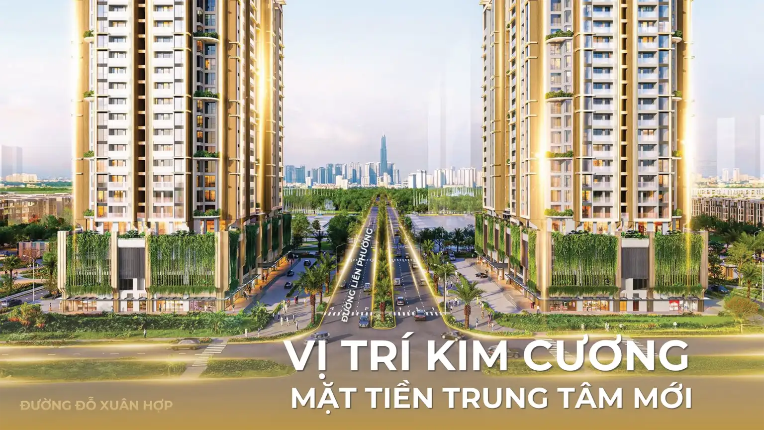 Vị trí đắc địa trong lõi phát triển mới của thành phố