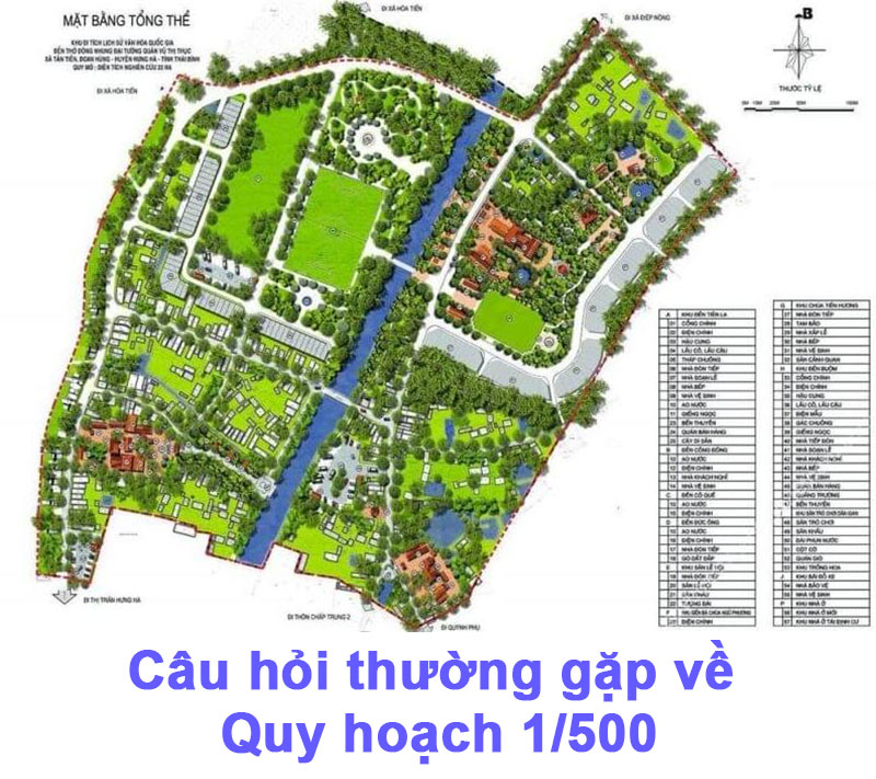 Câu hỏi thường gặp về quy hoạch 1/500